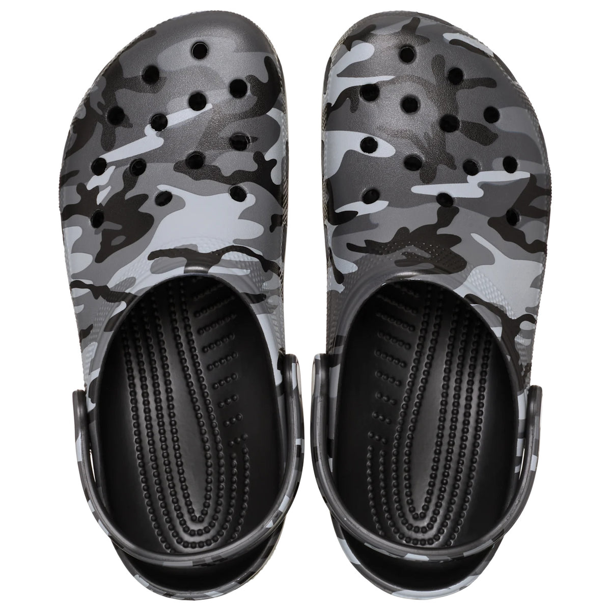 Crocs Classic Camo Clog (211936) - Black/Slate Grey
