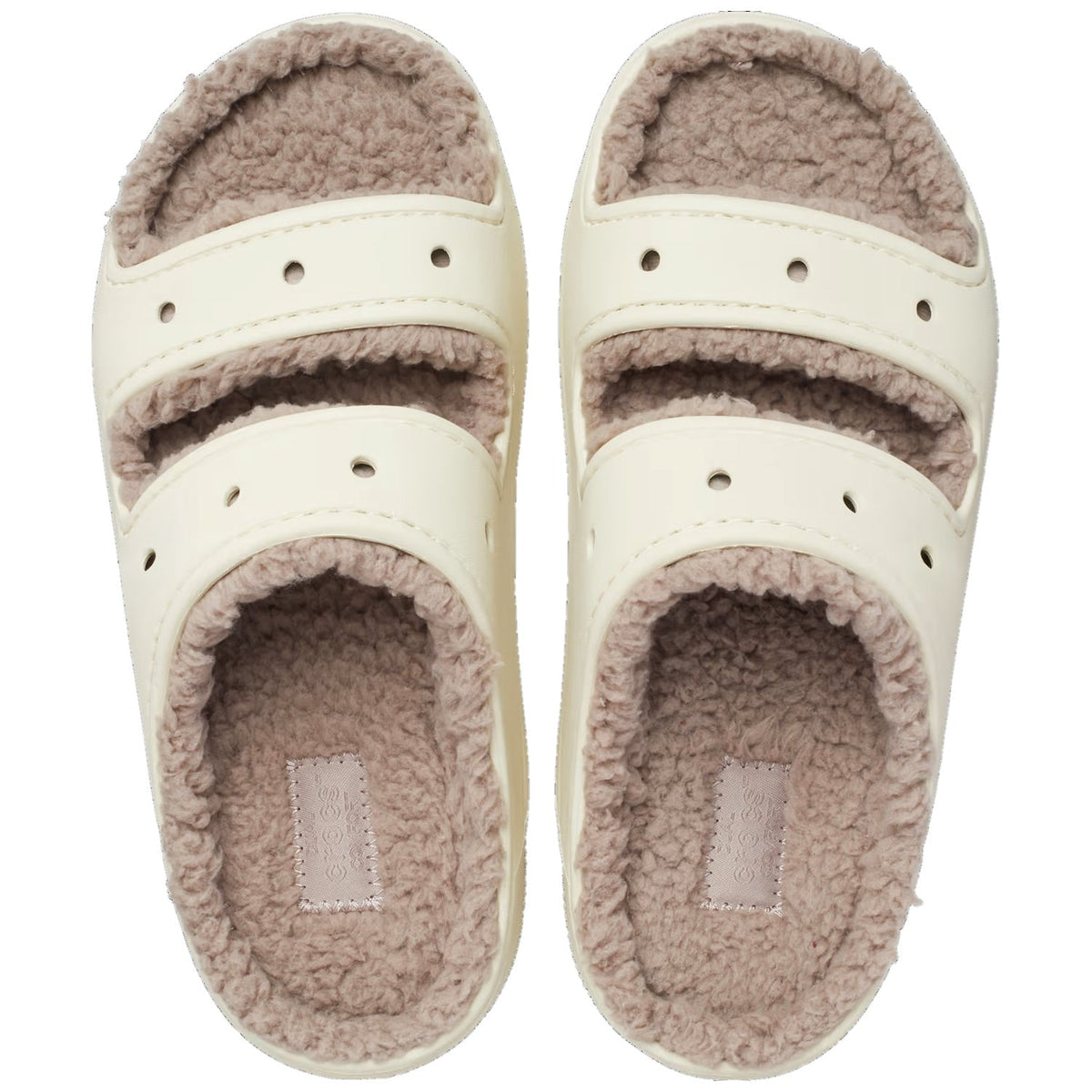 Crocs Classic Cozzzy Sandal Bone/Mushroom