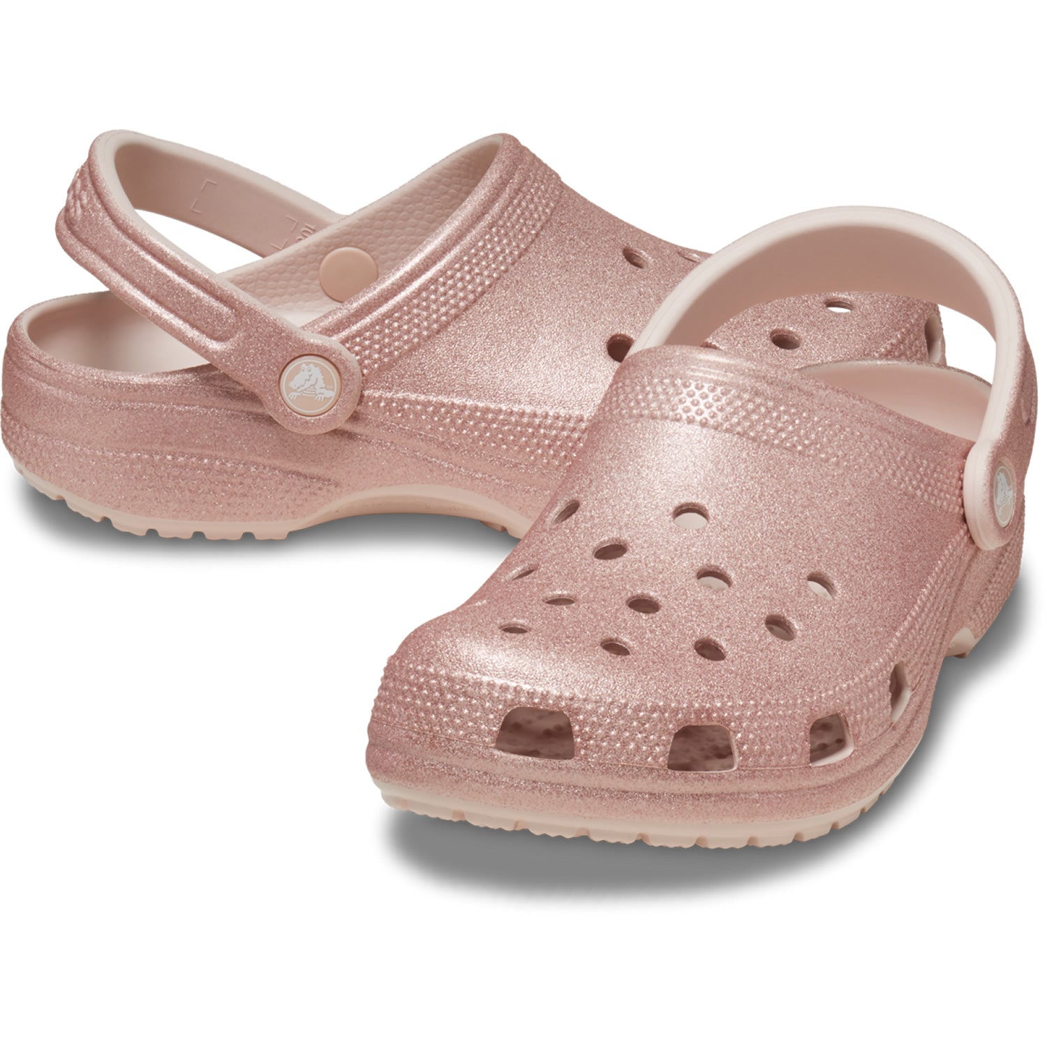 Crocs Classic Glitter Clogs (205942) - Quartz Glitter