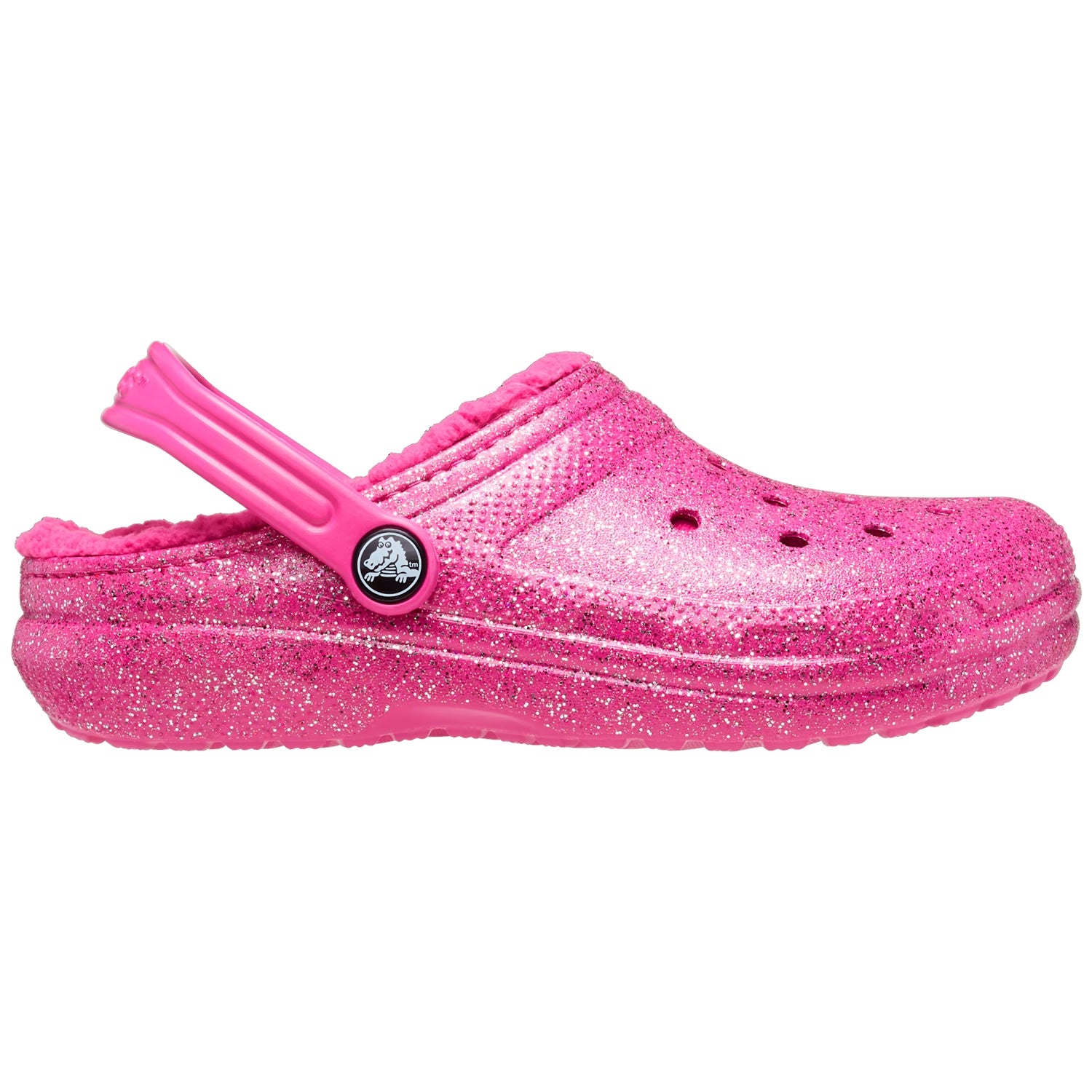 Pink Crocs Shoes Sparkly Fuzzy Crocs Crocs Classic Glitter Clog