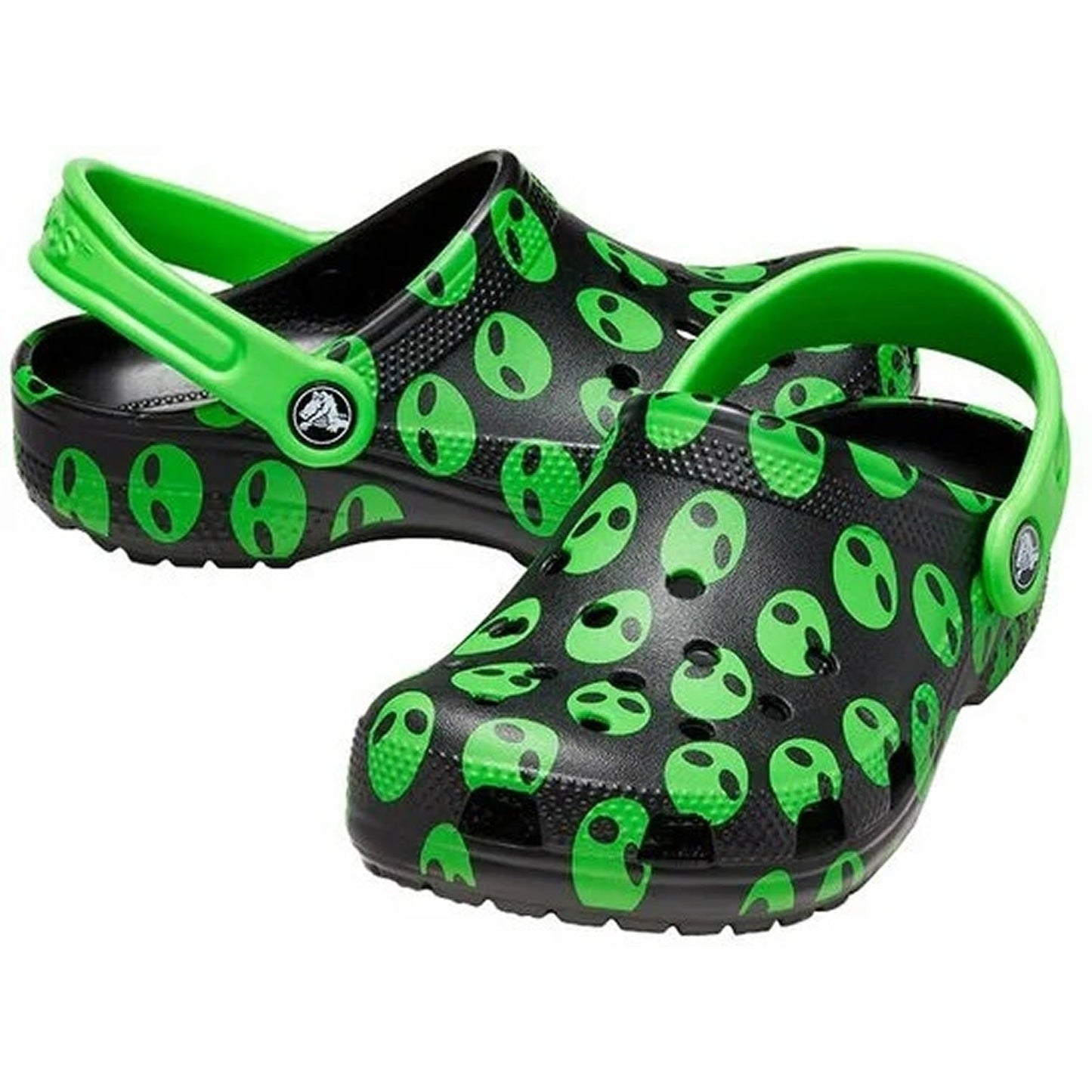Crocs Classic Alien Kids Clogs Black 207599