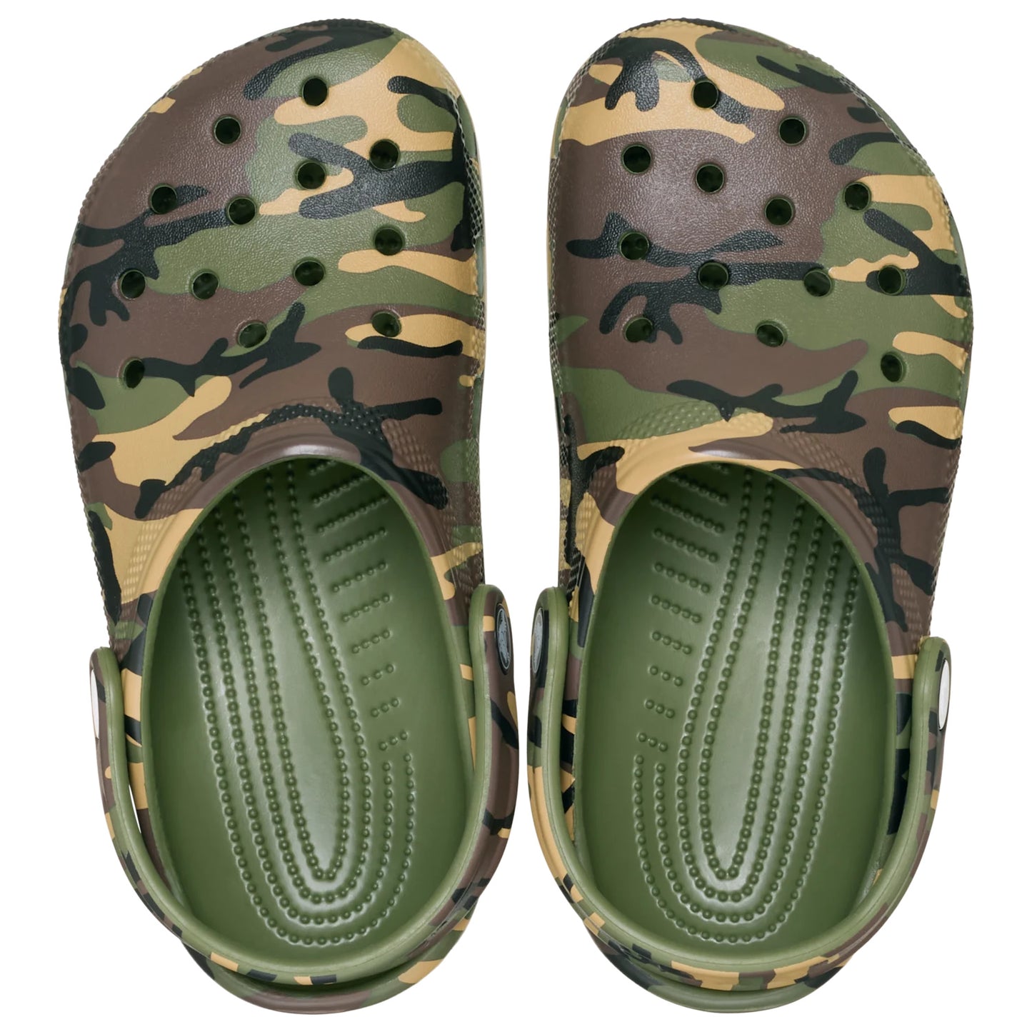 Crocs Classic Camouflage Kids Clogs (211879) - Army Green/Multi