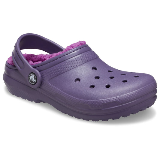 Crocs Classic Lined Kids Clogs (207010) - Nightshade