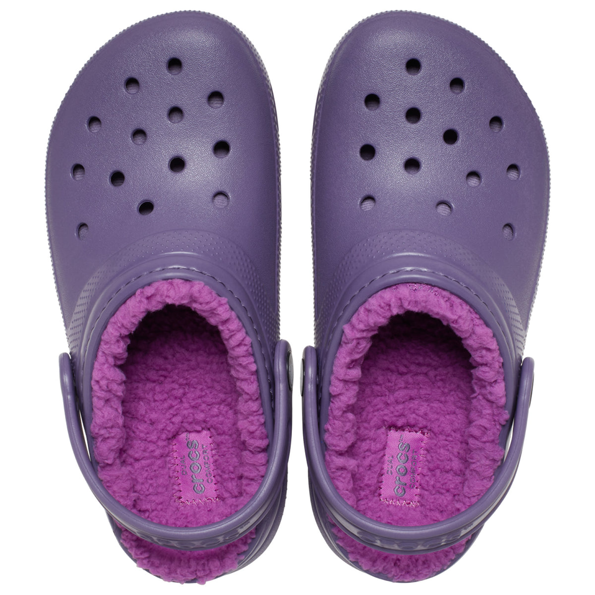 Crocs Classic Lined Kids Clogs (207010) - Nightshade