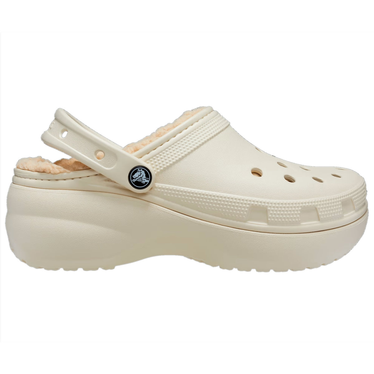 Crocs Platform Lined Clog Bone