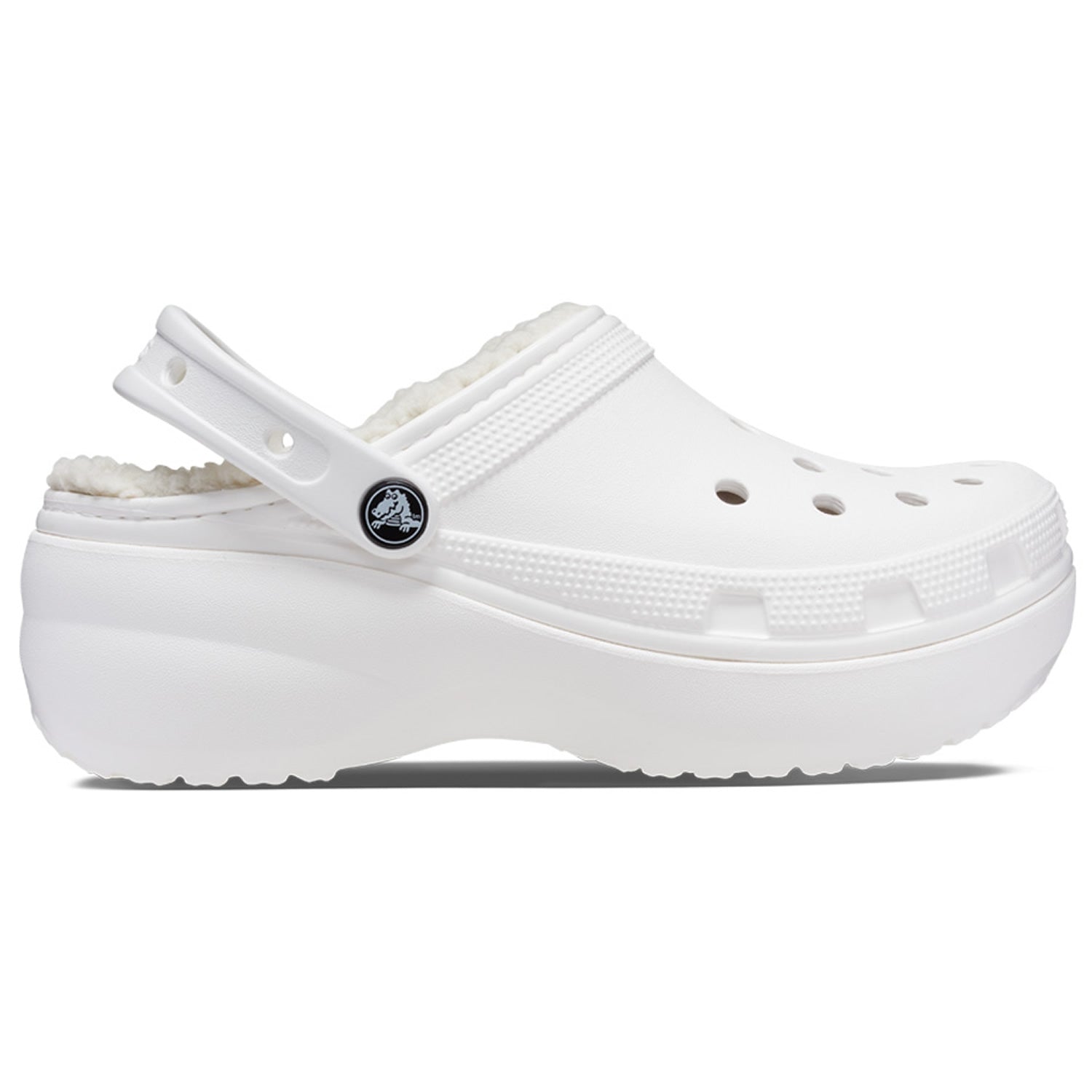 Crocs Classic Platform Lined Clog 207938 White – World of Clogs