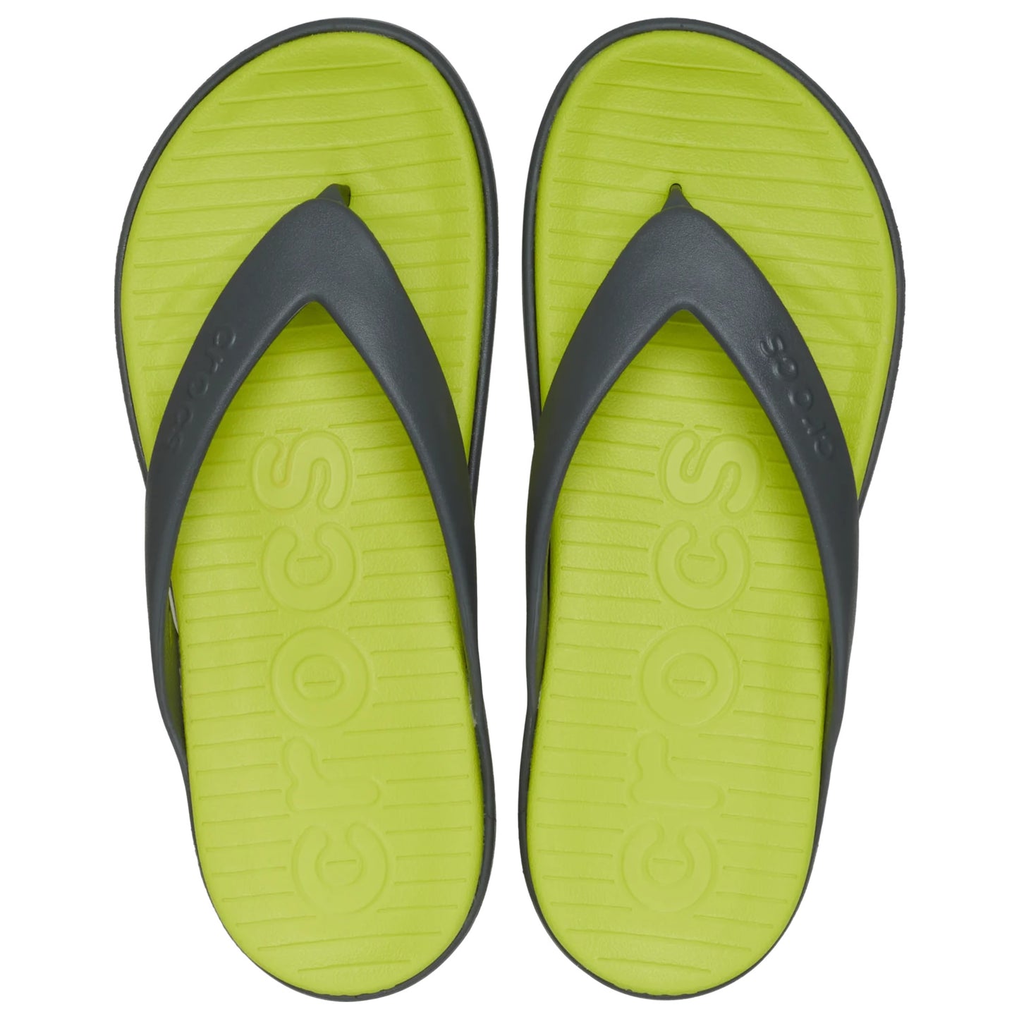 Crocs Coast Flip (212035) - Slate Grey/Citrus