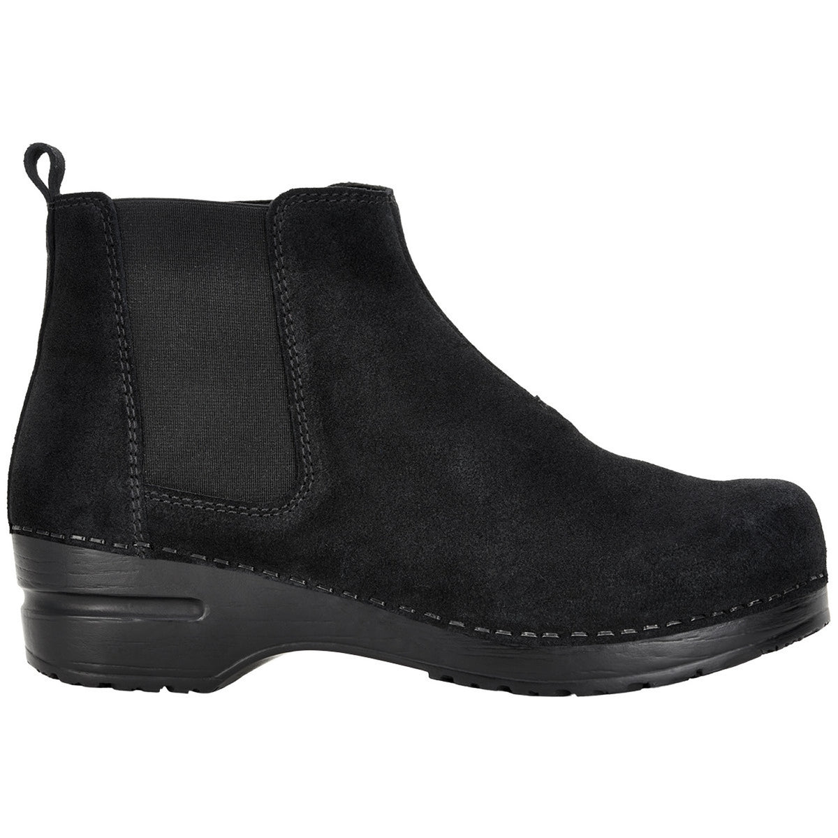 Sanita Vaika Suede Chelsea Boot in Black