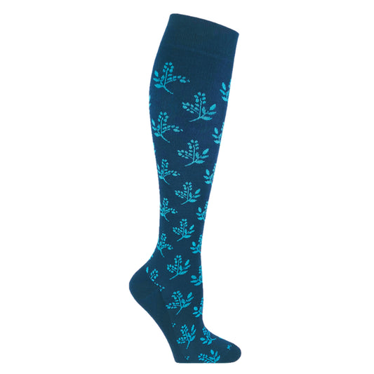 Toffeln Aktiv Cool Bamboo Compression Socks ACS Blue Flower