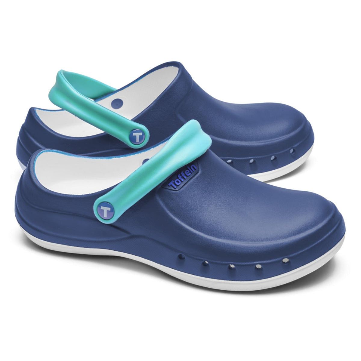 Toffeln Ezi Klog V2 0865 - Navy Blue/Aqua