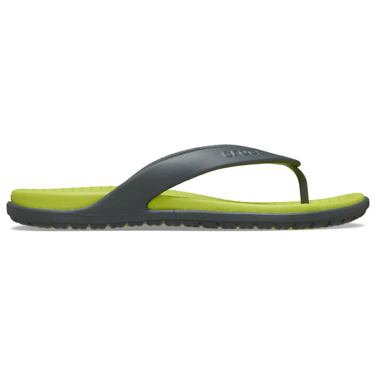 Crocs Coast Flip (212035) - Slate Grey/Citrus
