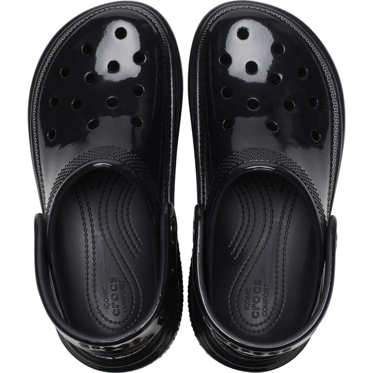 Crocs Stomp High Shine Clog 209568 Black – World of Clogs