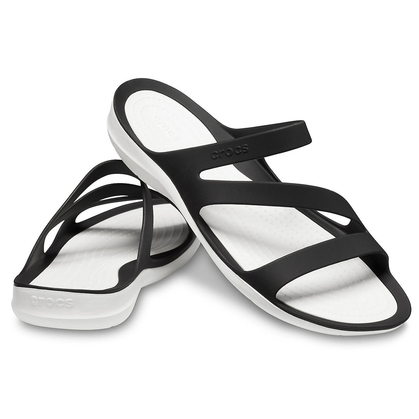 Crocs Swiftwater Sandal Women Black/White