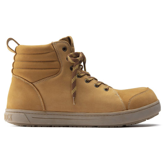 Birkenstock QS 700 PRO Safety Nubuck Leather in Camel (1020848)