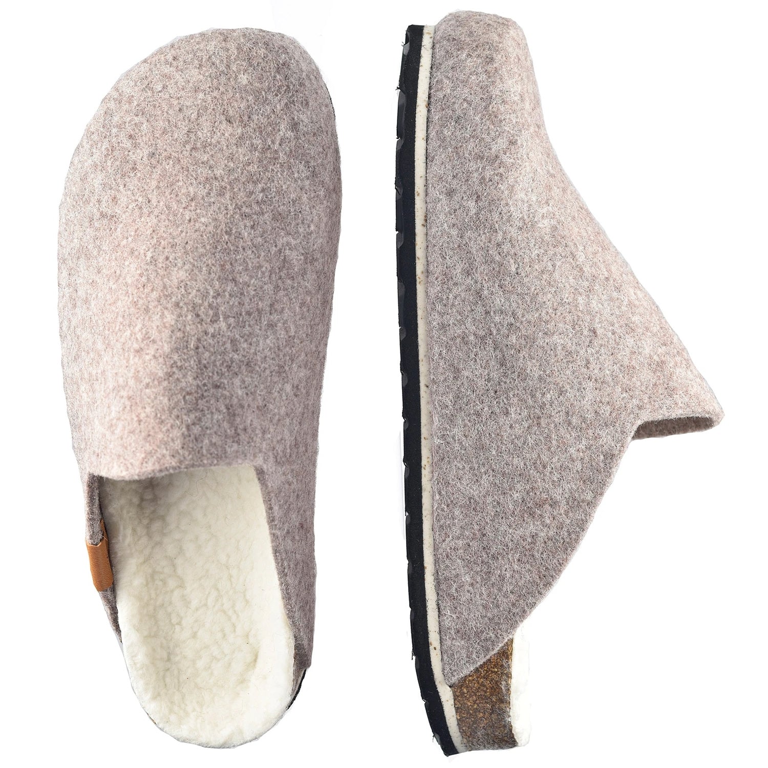 Sanita 'Harzen' Wool Felt Clog Slippers in Rose 480060 – World of