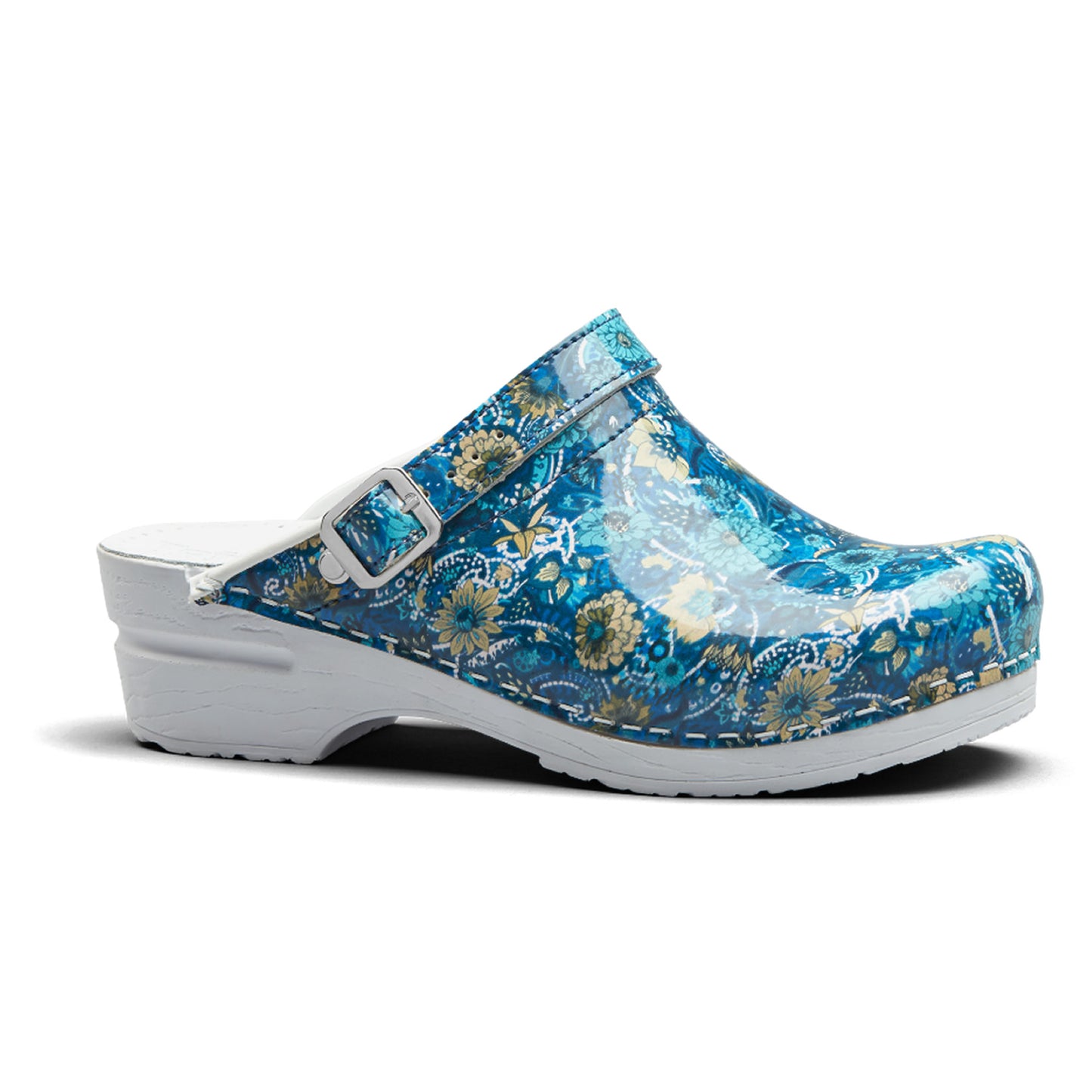 Toffeln Flexi Klog 0724 - Blue Paisley Pattern