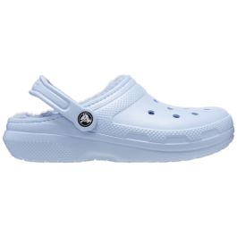 Light blue store lined crocs