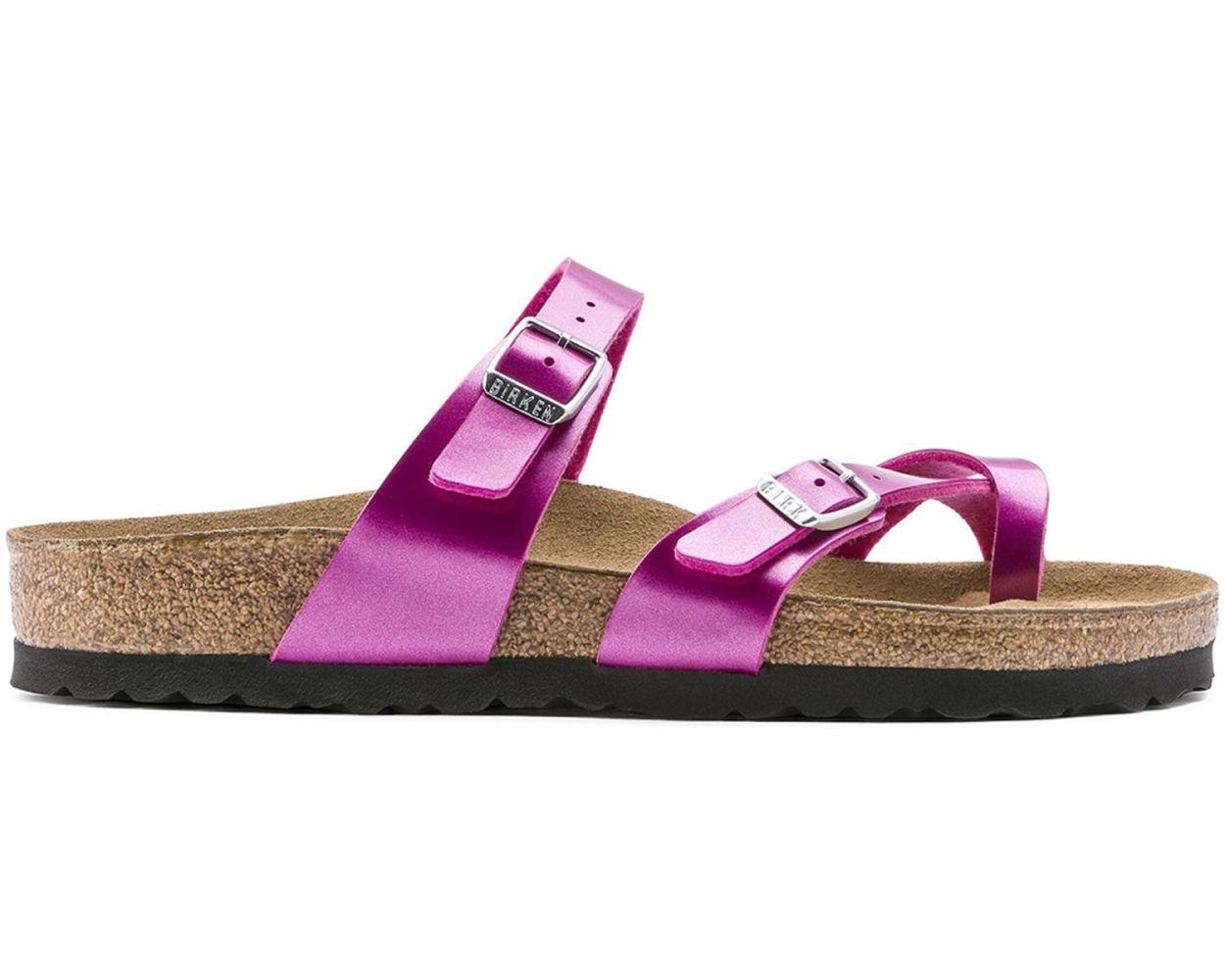 Fashion birkenstock metallic magenta