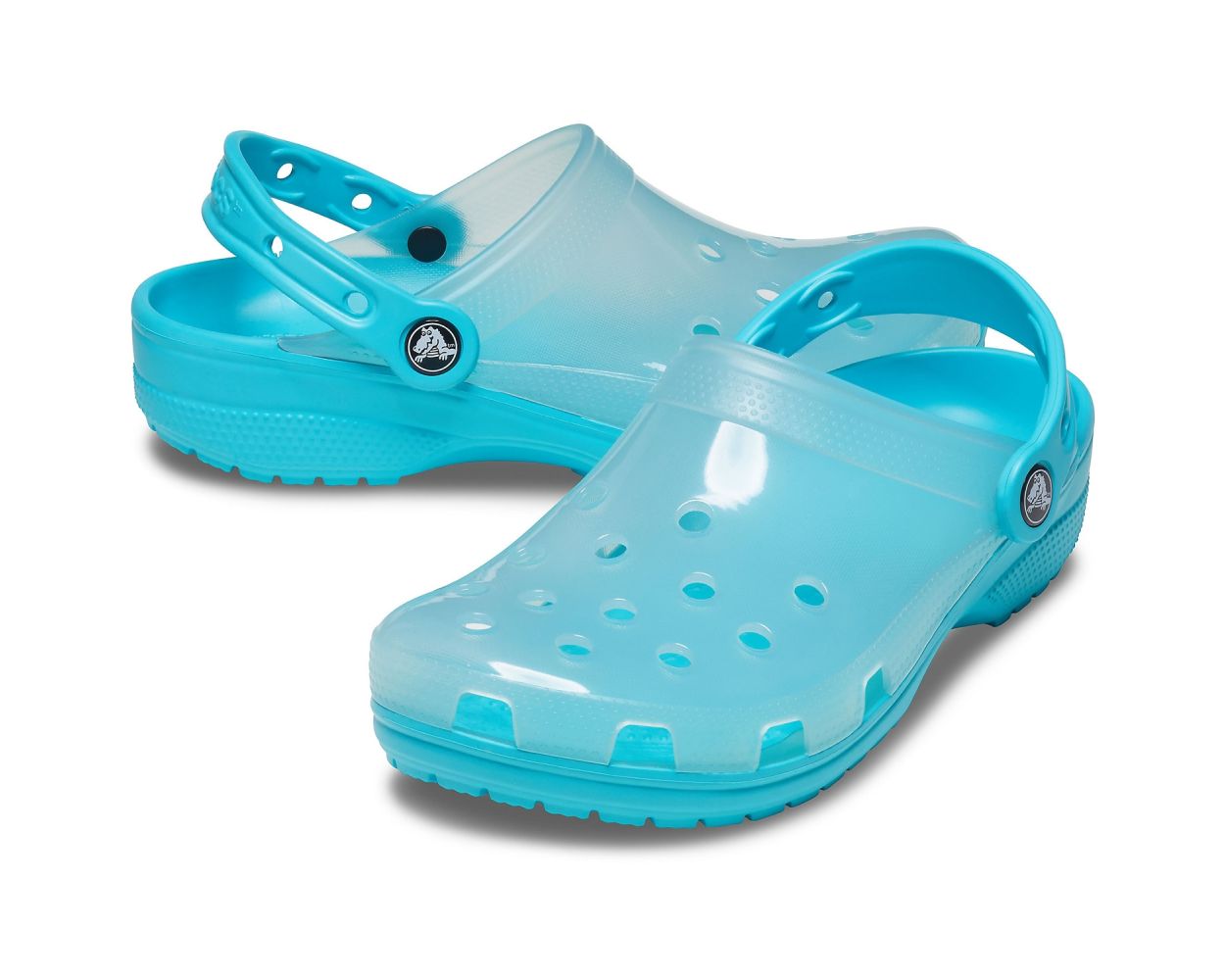 Crocs Classic Translucent Clog Digital Aqua World of Clogs