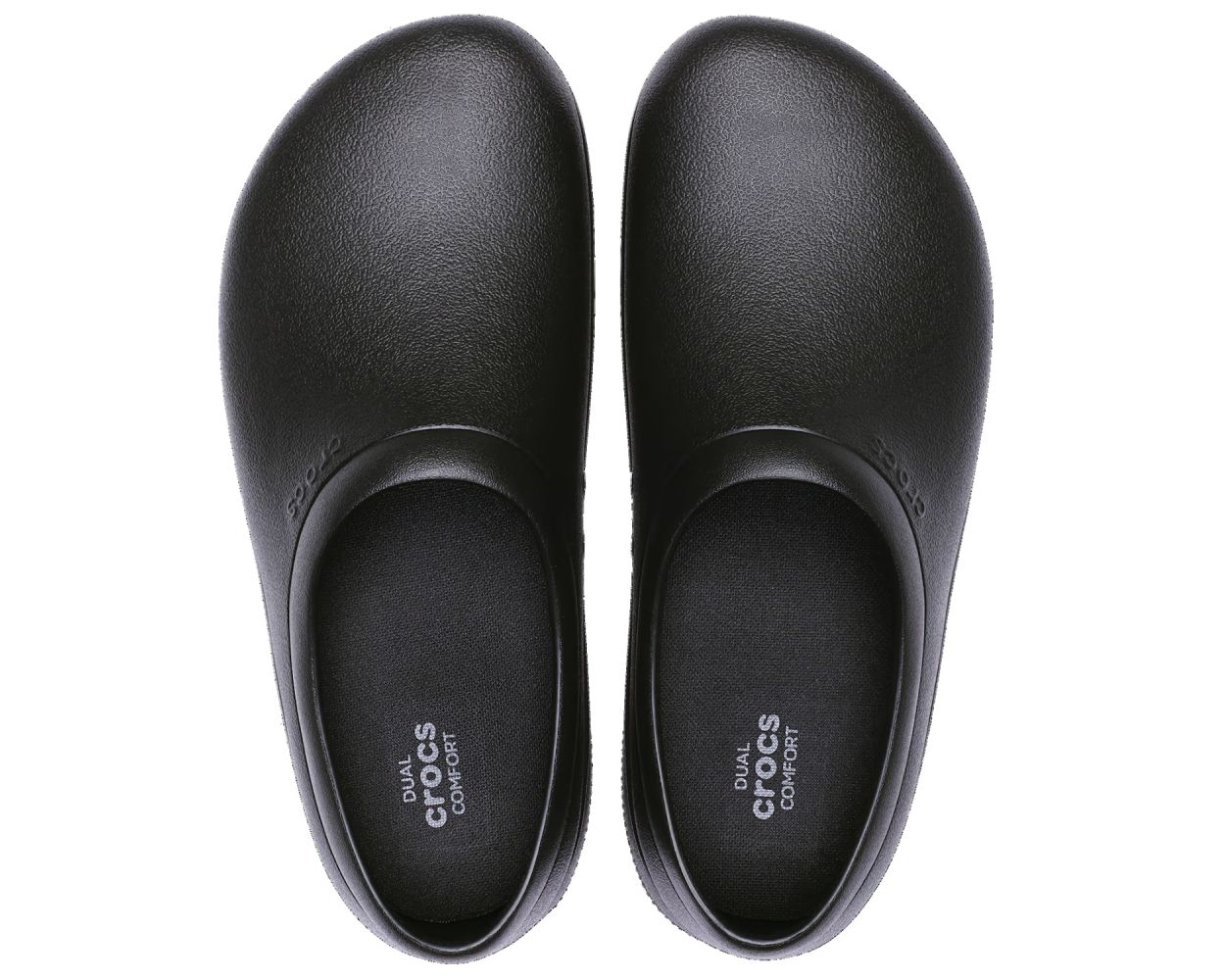 Black crocs work shoes best sale