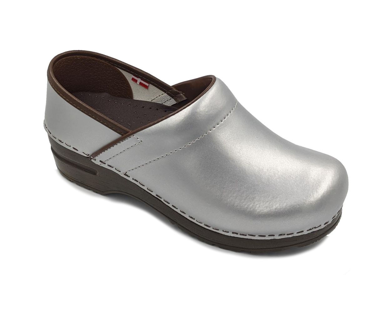 Sanita Izabella Professional Clogs in Silver 457006 World of Clogs